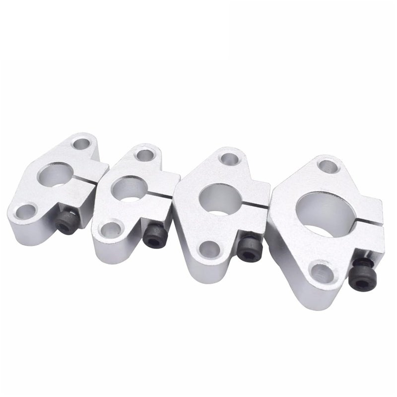 دعم عمود محمل SHF10 لقضيب دائري مقاس 8 مم و10 مم و12 مم و16 مم لطابعة CNC ثلاثية الأبعاد DIY وطاولة XYZ - Image 3